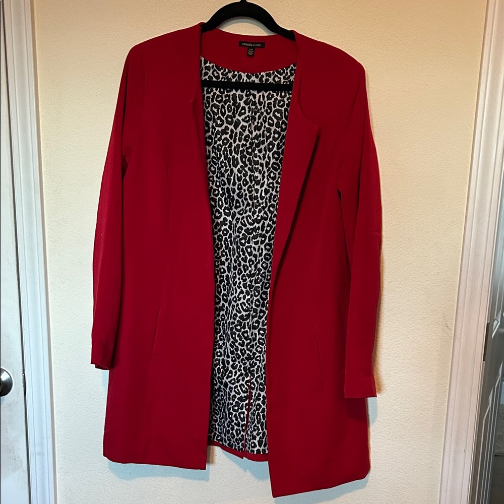 Rafaella Studio Red Suit Jacket